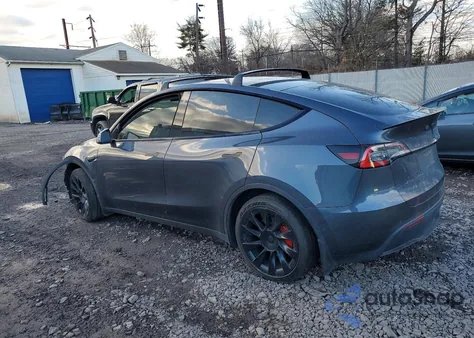 2021 Tesla Model Y z USA, uszkodzony, nr VIN 5YJYGDEE5MF087623